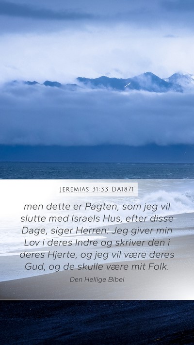 Jeremias 31:33 DA1871 Bible Verse Image