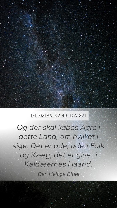 Jeremias 32:43 DA1871 Bible Verse Image
