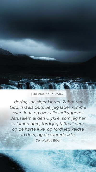 Jeremias 35:17 DA1871 Bible Verse Image