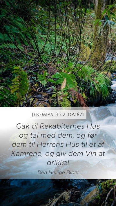 Jeremias 35:2 DA1871 Bible Verse Image