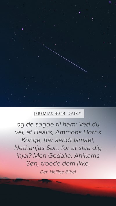Jeremias 40:14 DA1871 Bible Verse Image