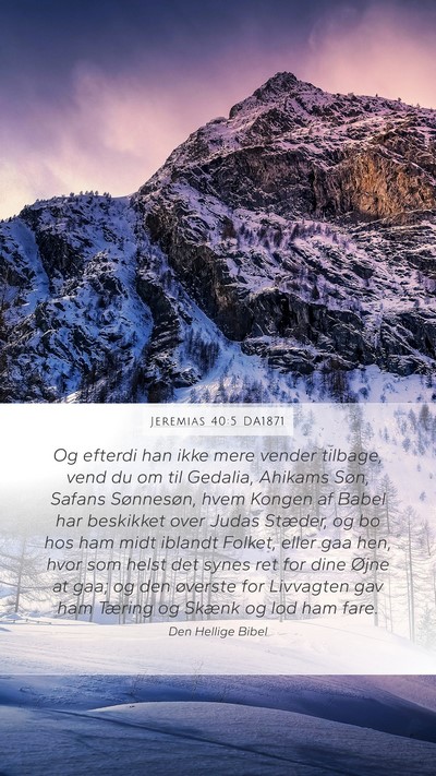 Jeremias 40:5 DA1871 Bible Verse Image