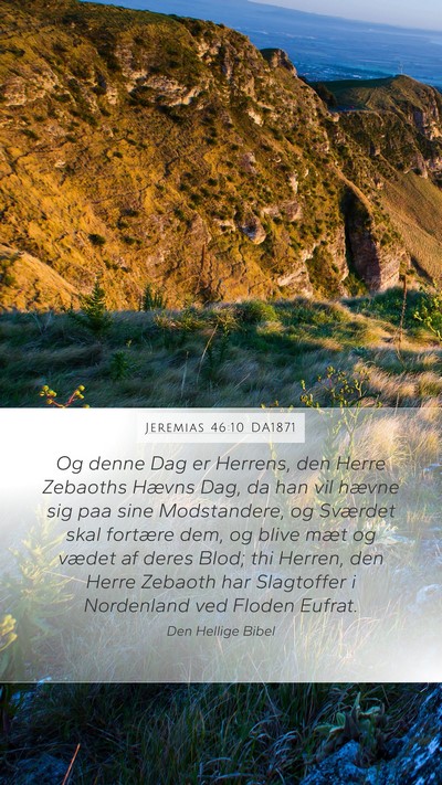 Jeremias 46:10 DA1871 Bible Verse Image