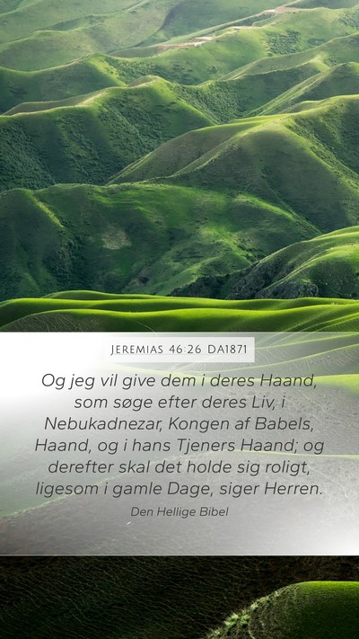 Jeremias 46:26 DA1871 Bible Verse Image