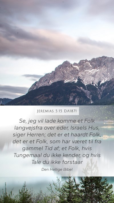 Jeremias 5:15 DA1871 Bible Verse Image