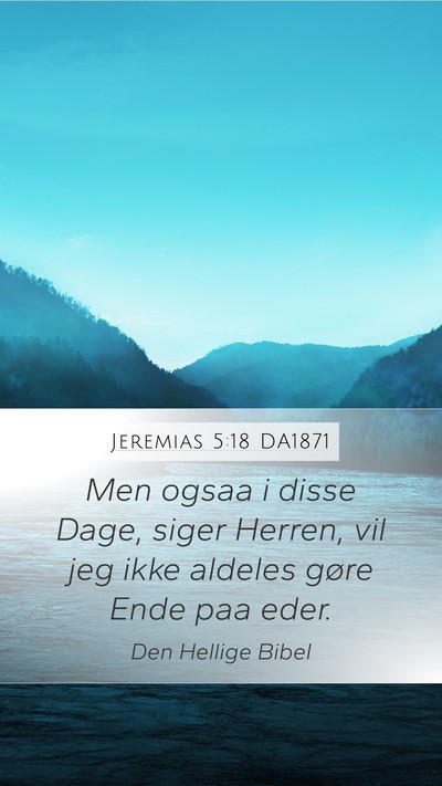 Jeremias 5:18 DA1871 Bible Verse Image