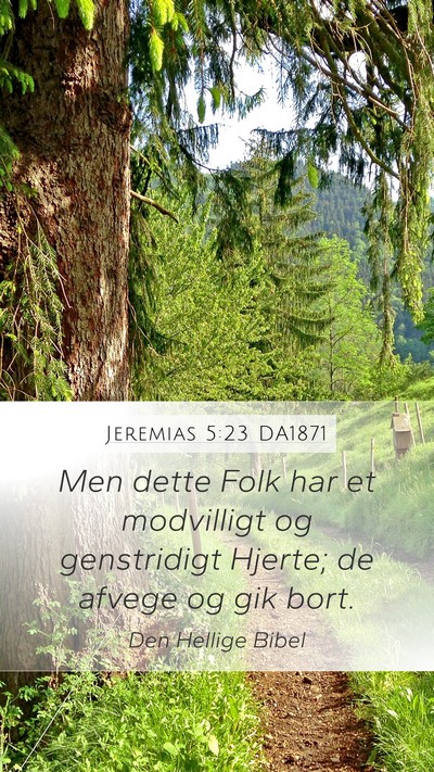 Jeremias 5:23 DA1871 Bible Verse Image