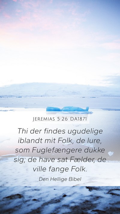 Jeremias 5:26 DA1871 Bible Verse Image
