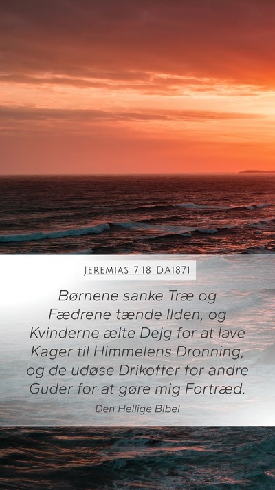 Jeremias 7:18 DA1871 Bible Verse Image