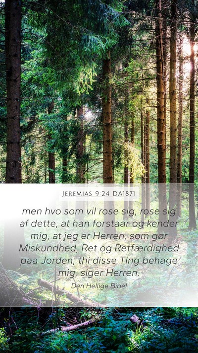 Jeremias 9:24 DA1871 Bible Verse Image