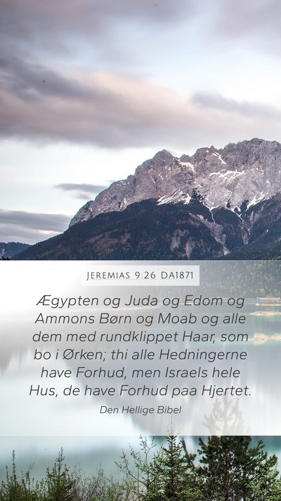 Jeremias 9:26 DA1871 Bible Verse Image