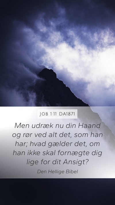Job 1:11 DA1871 Bible Verse Image