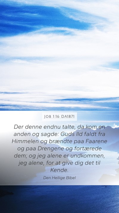 Job 1:16 DA1871 Bible Verse Image