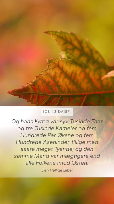 Job 1:3 DA1871 Bible Verse Image