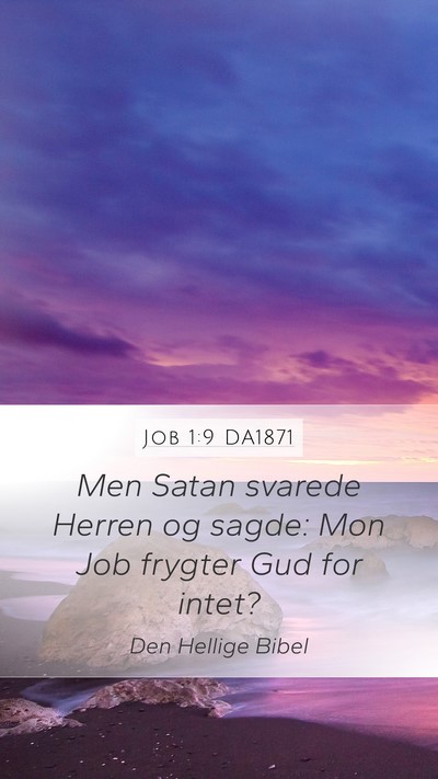 Job 1:9 DA1871 Bible Verse Image