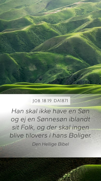 Job 18:19 DA1871 Bible Verse Image