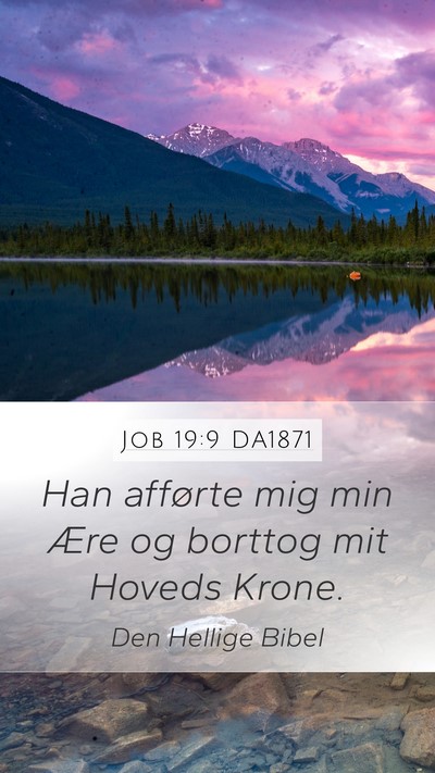 Job 19:9 DA1871 Bible Verse Image