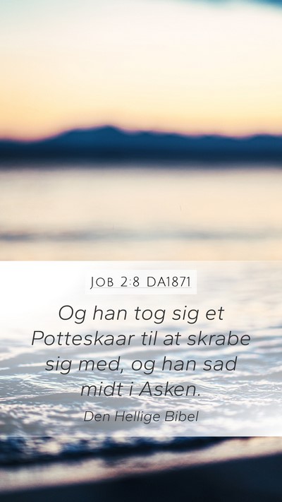Job 2:8 DA1871 Bible Verse Image