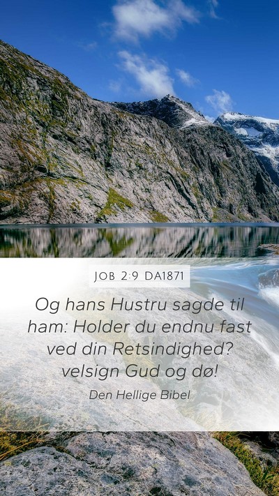 Job 2:9 DA1871 Bible Verse Image