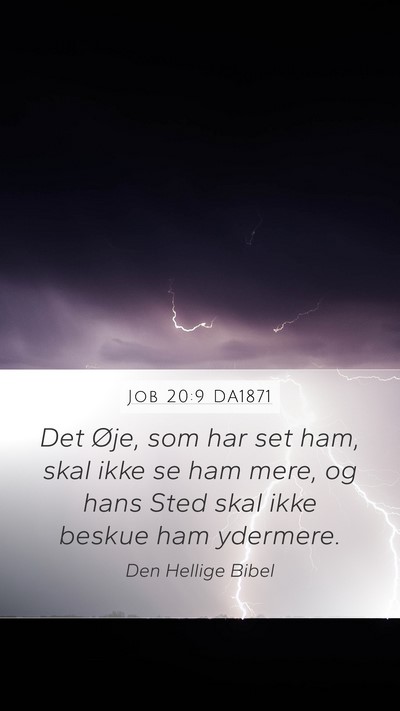Job 20:9 DA1871 Bible Verse Image