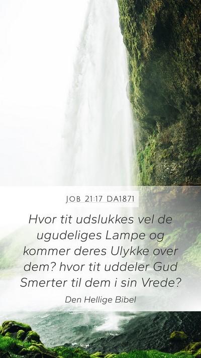 Job 21:17 DA1871 Bible Verse Image