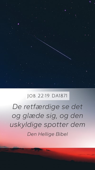Job 22:19 DA1871 Bible Verse Image