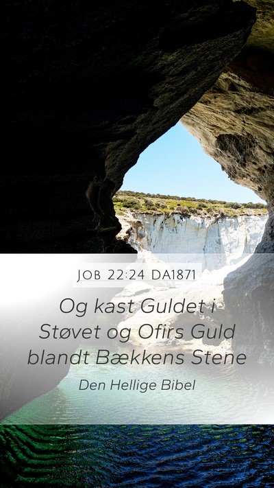 Job 22:24 DA1871 Bible Verse Image