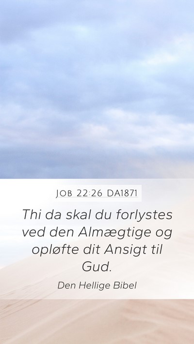 Job 22:26 DA1871 Bible Verse Image