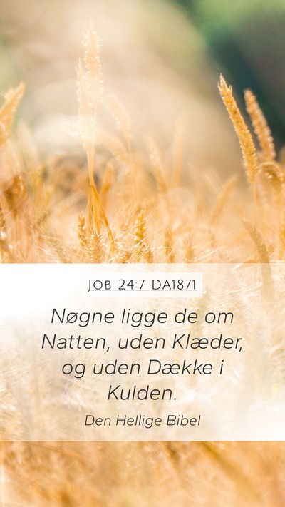 Job 24:7 DA1871 Bible Verse Image