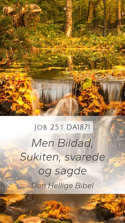 Job 25:1 DA1871 Bible Verse Image