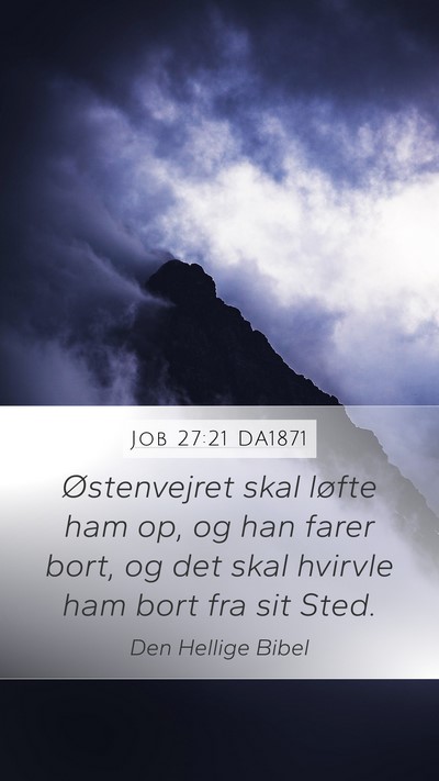 Job 27:21 DA1871 Bible Verse Image