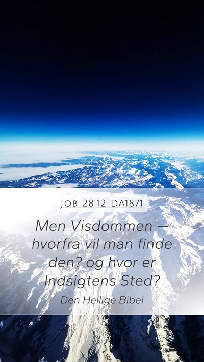 Job 28:12 DA1871 Bible Verse Image