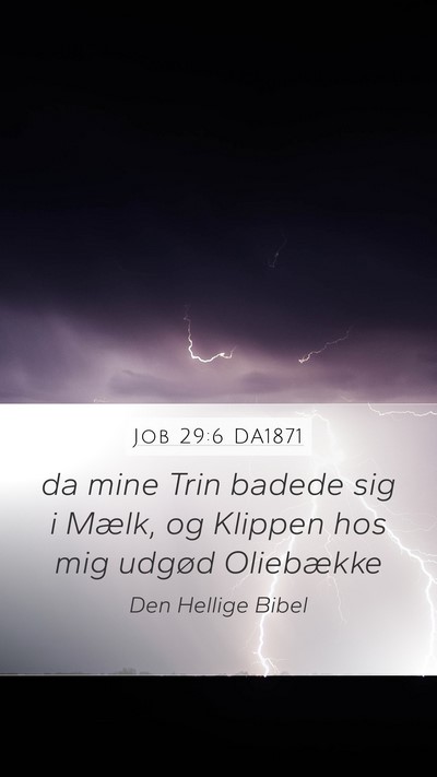 Job 29:6 DA1871 Bible Verse Image