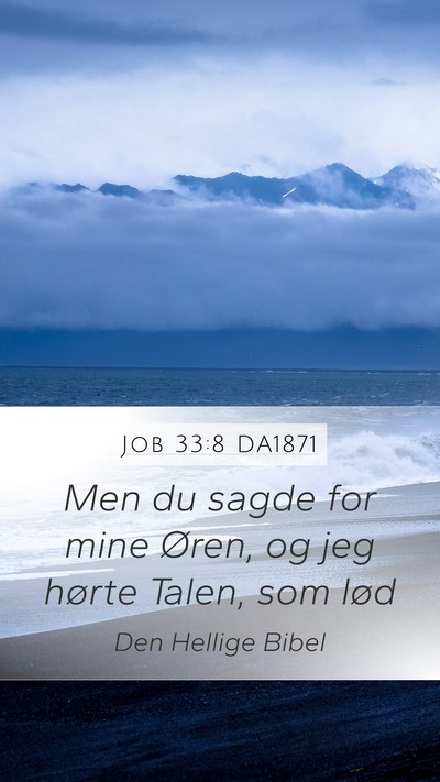 Job 33:8 DA1871 Bible Verse Image