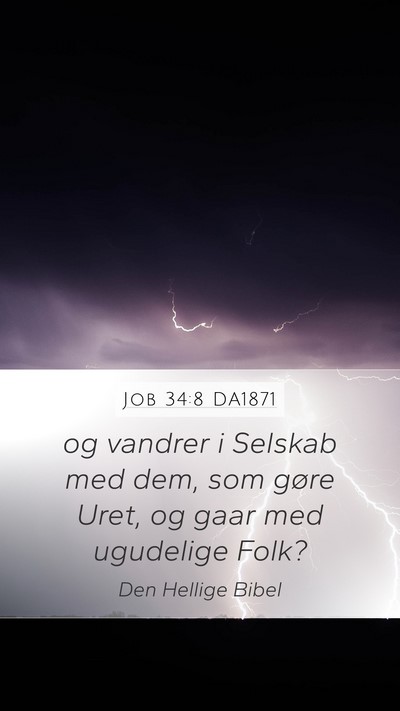 Job 34:8 DA1871 Bible Verse Image