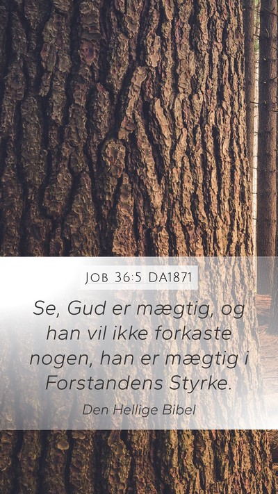 Job 36:5 DA1871 Bible Verse Image