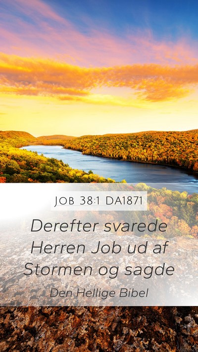 Job 38:1 DA1871 Bible Verse Image