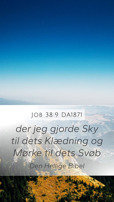 Job 38:9 DA1871 Bible Verse Image