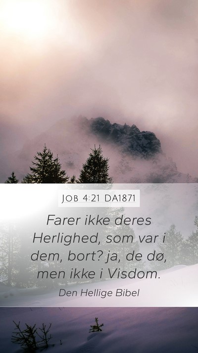 Job 4:21 DA1871 Bible Verse Image