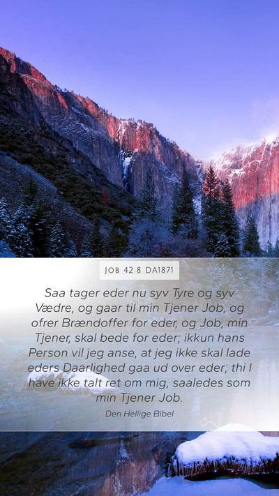 Job 42:8 DA1871 Bible Verse Image