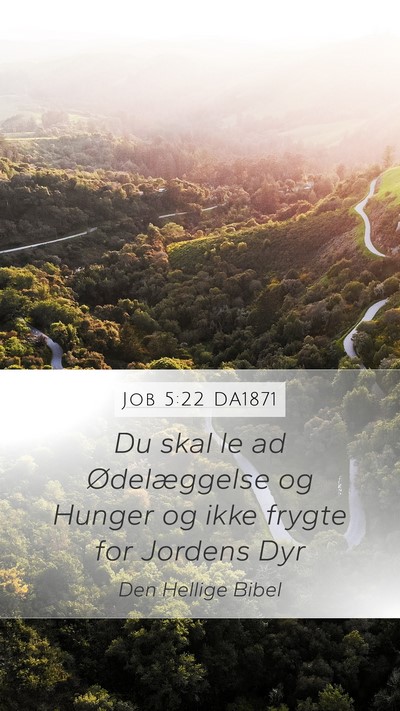 Job 5:22 DA1871 Bible Verse Image