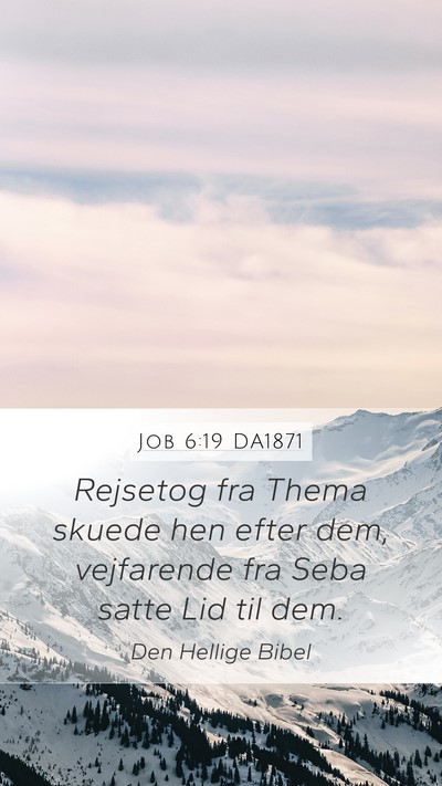 Job 6:19 DA1871 Bible Verse Image