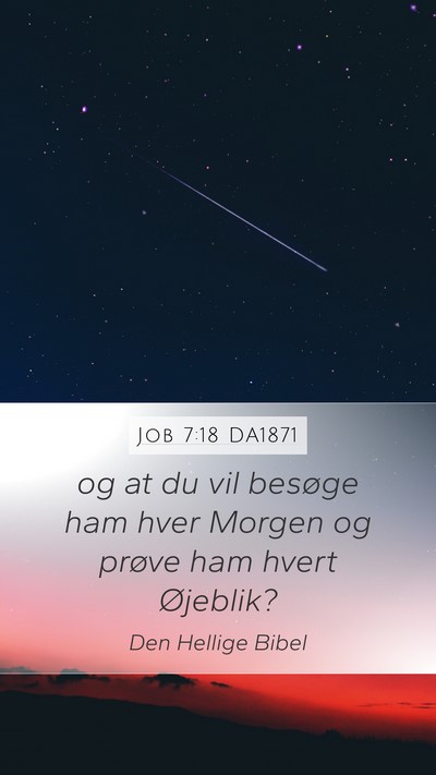 Job 7:18 DA1871 Bible Verse Image