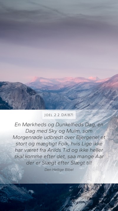 Joel 2:2 DA1871 Bible Verse Image