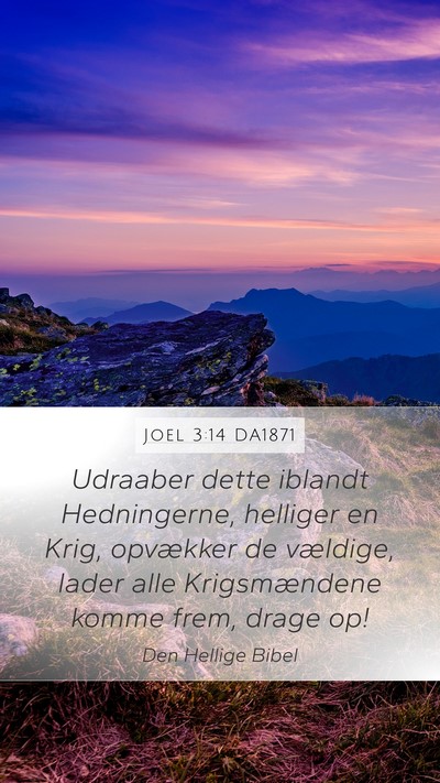 Joel 3:14 DA1871 Bible Verse Image