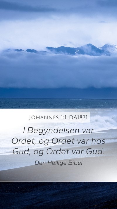 Johannes 1:1 DA1871 Bible Verse Image