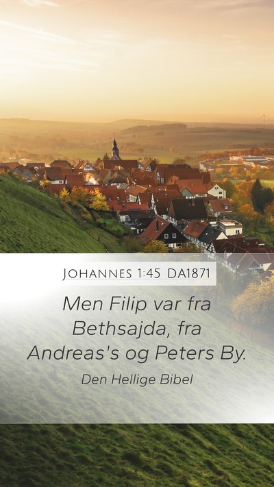 Johannes 1:45 DA1871 Bible Verse Image