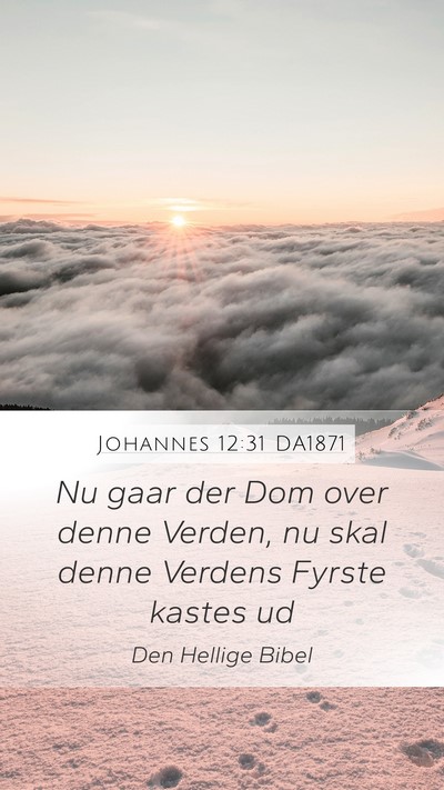 Johannes 12:31 DA1871 Bible Verse Image