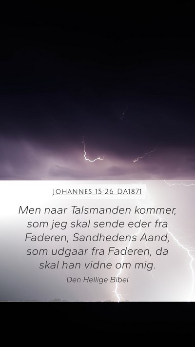 Johannes 15:26 DA1871 Bible Verse Image