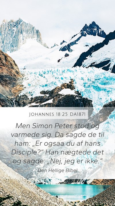 Johannes 18:25 DA1871 Bible Verse Image